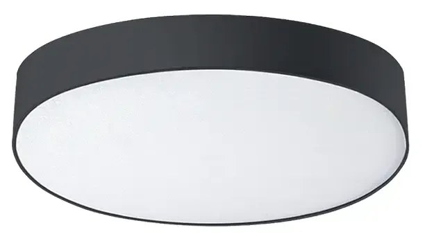 Moderné LED stropné svietidlo Monza II R 50 4000K čierne - výpredaj