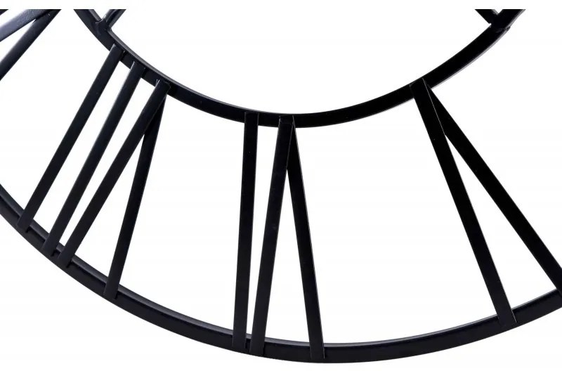 Nástenné hodiny ITALY 80 cm čierne