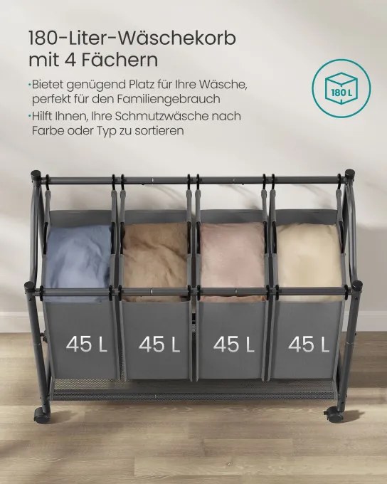 Kôš na bielizeň 180L RLS103G01