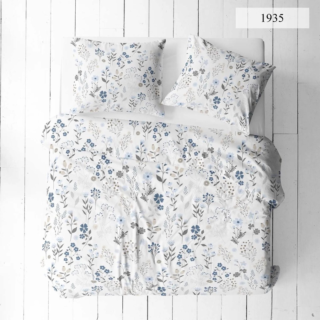 KREPOVÉ OBLIEČKY KORALOVE 140X200 CM, 1KS 70X80 CM KVETY