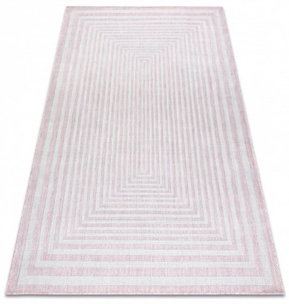 Kusový koberec Labyrint ružový 180x270cm