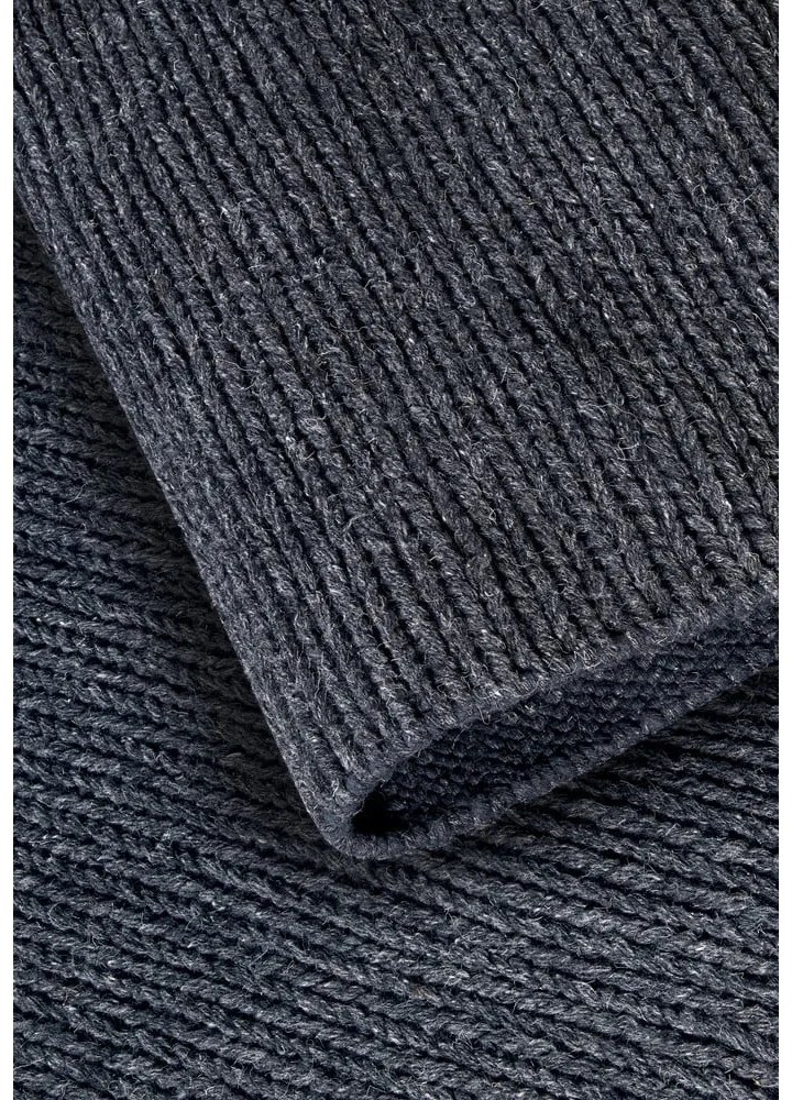 Tmavosivý ručne tkaný vlnený koberec 60x90 cm Francois – Villeroy&Boch