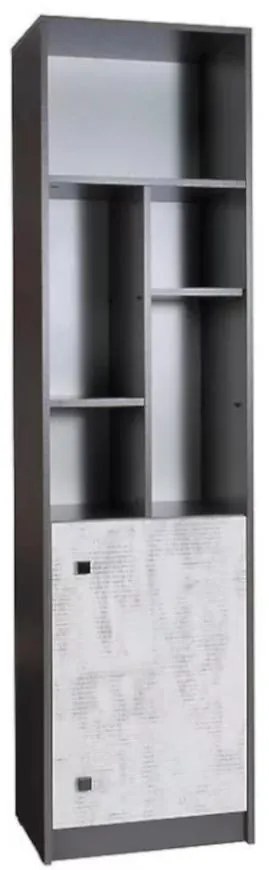 Regál Tommy 5 grafit/enigma