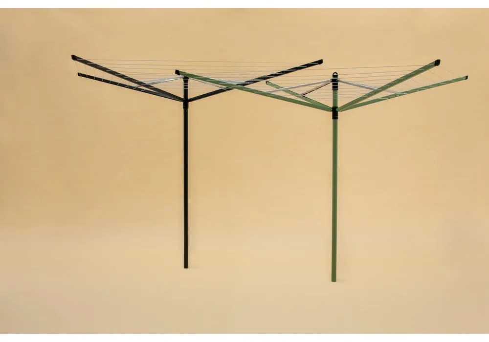 Antracitový vonkajší sušiak na bielizeň 50 m Topspinner – Brabantia