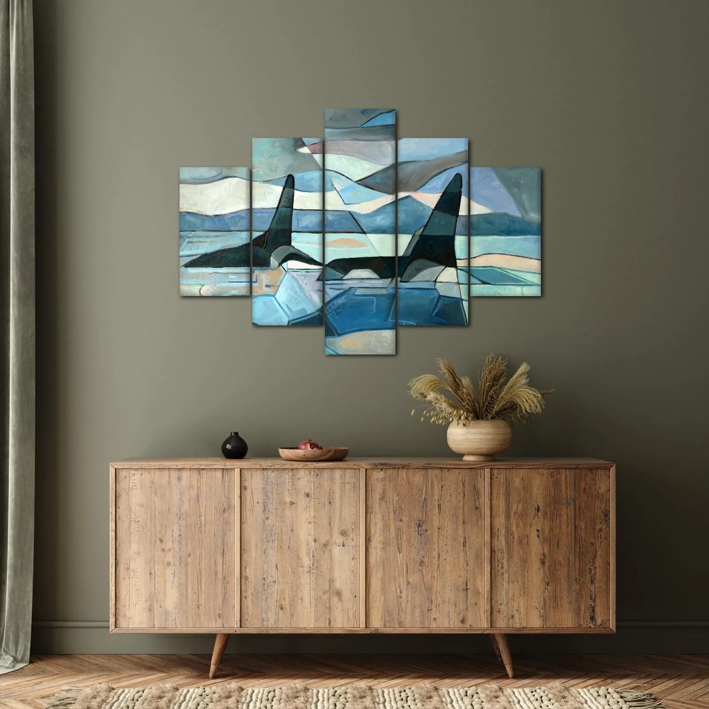 Obraz - Kosatky (150x105 cm)