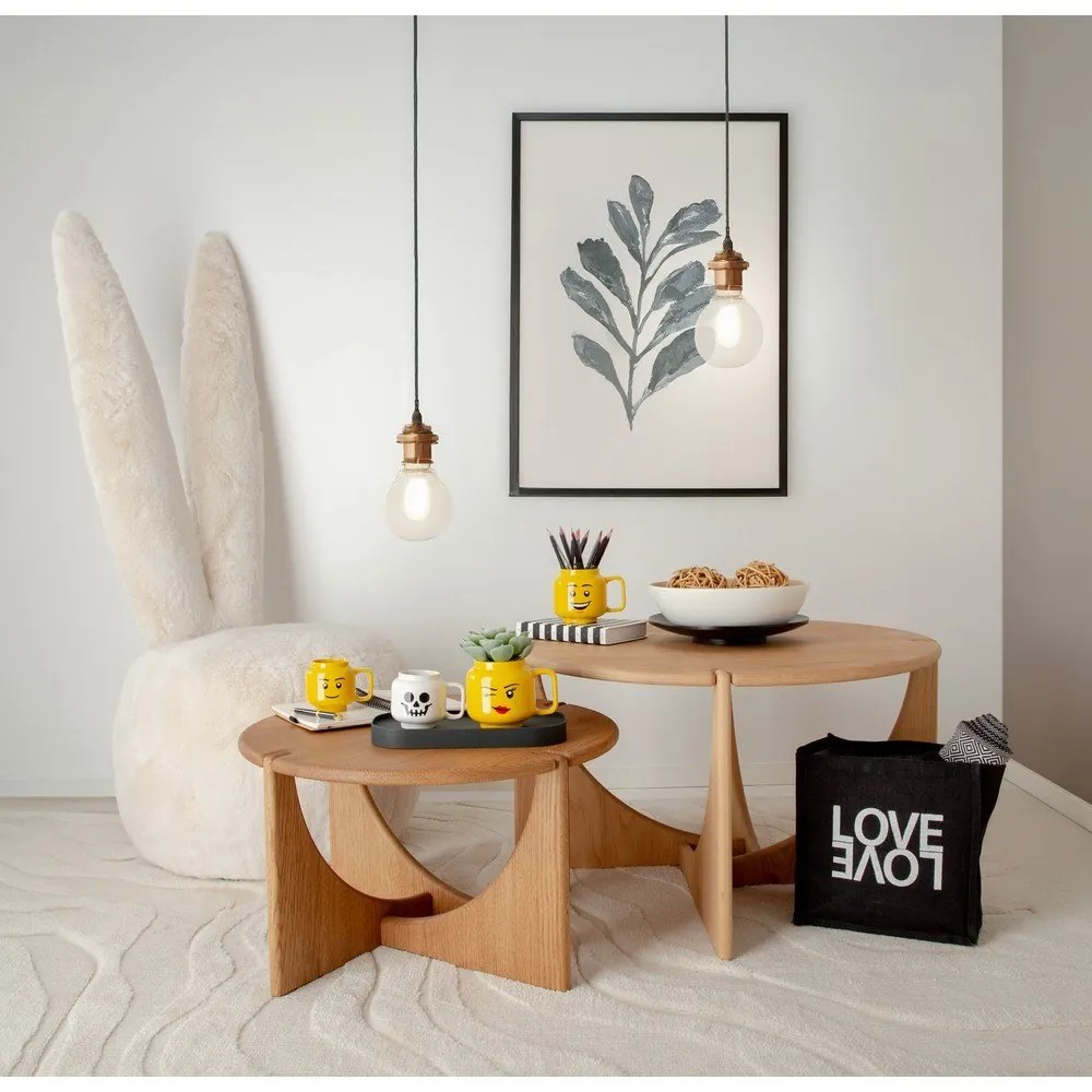 Žltý keramický detský hrnček 255 ml Head - LEGO®