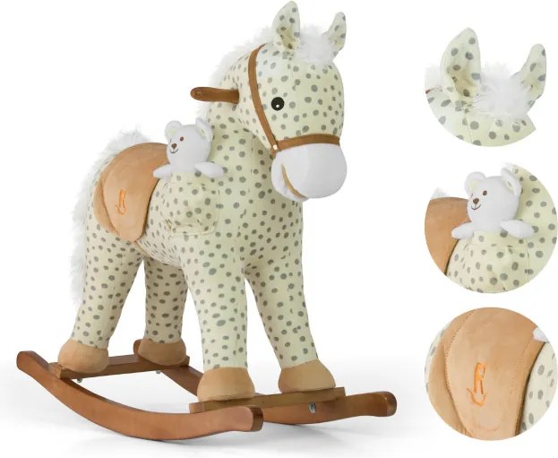 Hojdací koník Pony so sivými bodkami
