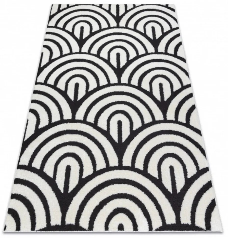 Kusový koberec Corylus krémovočierný 120x170cm