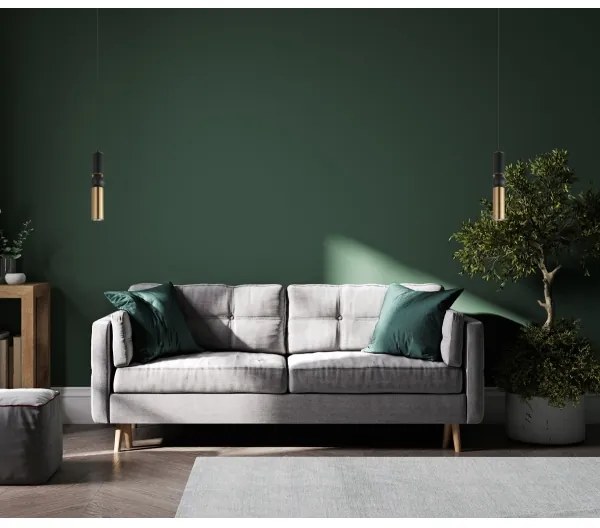 ITALUX PND-14290-1-BK-BRO - Luster na lanku ISIDORA 1xGU10/25W/230V čierna/bronz