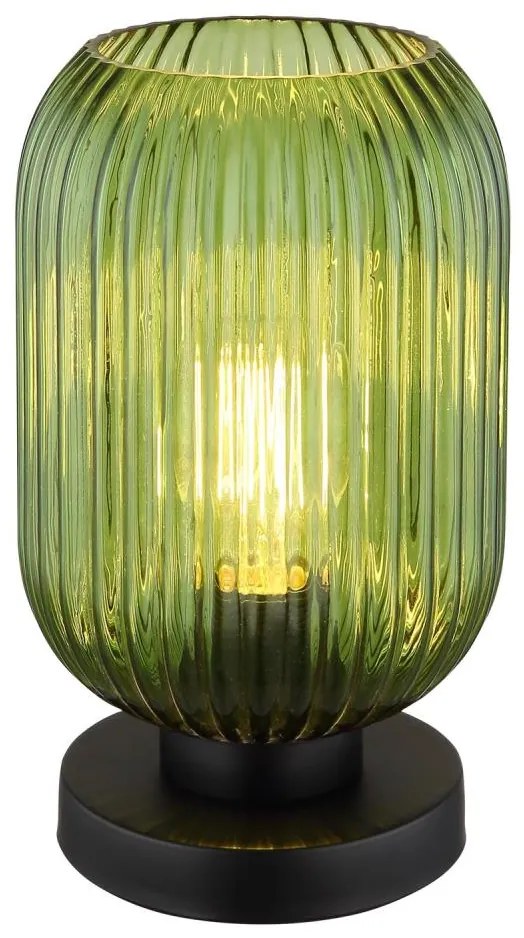 Globo 15469TG - Stolná lampa NORMY 1xE27/40W/230V zelená