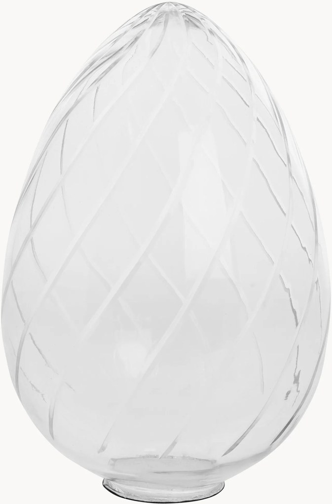 Ručne vyrobené dekoračné veľkonočné vajíčko Crissilia, V 20 cm