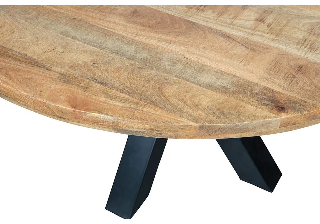 Konferenčný stolík z mangového dreva Glendale 90 cm Mahom