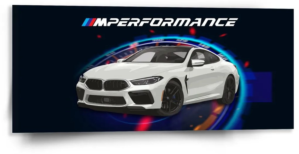 Sablio Obraz MPERFORMANCE Tachometer - 110x50 cm
