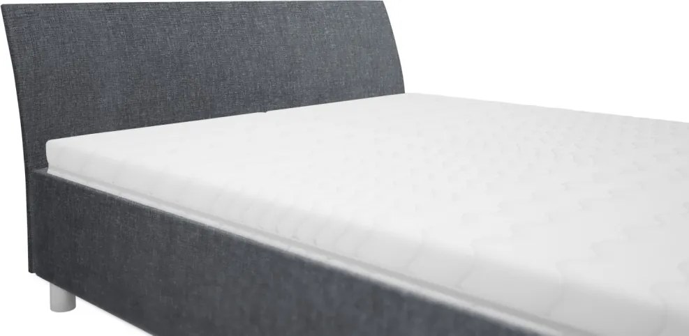 Posteľ Bali 180x200 cm, dymovo šedá látka