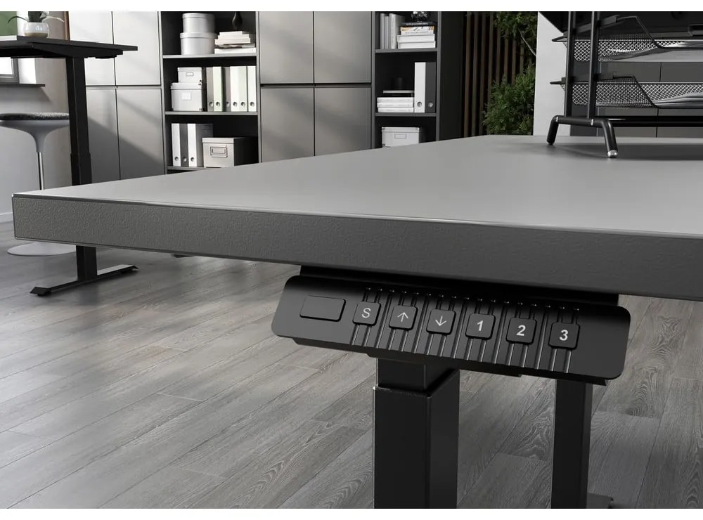 Polohovací pracovný stôl s elektricky nastaviteľnou výškou 80x160 cm Bedano – Germania