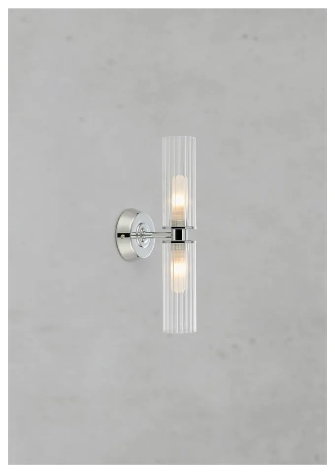 Nástenné svietidlo v striebornej farbe Rimini – Markslöjd