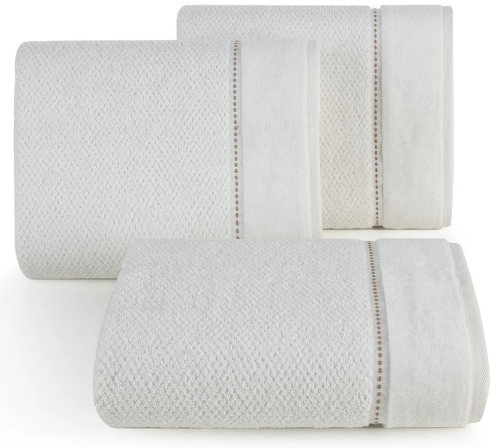 BAVLNENÝ UTERÁK SALADO 70X140 CM KRÉMOVÁ