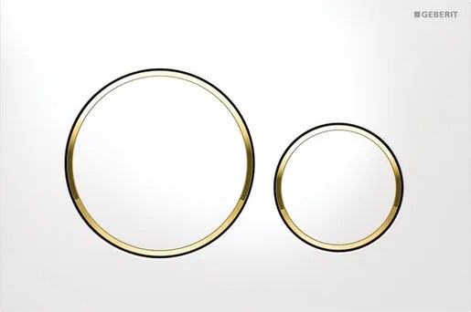 Geberit Omega20 ovládacie tlačidlo plast biele 115.085.KK.1