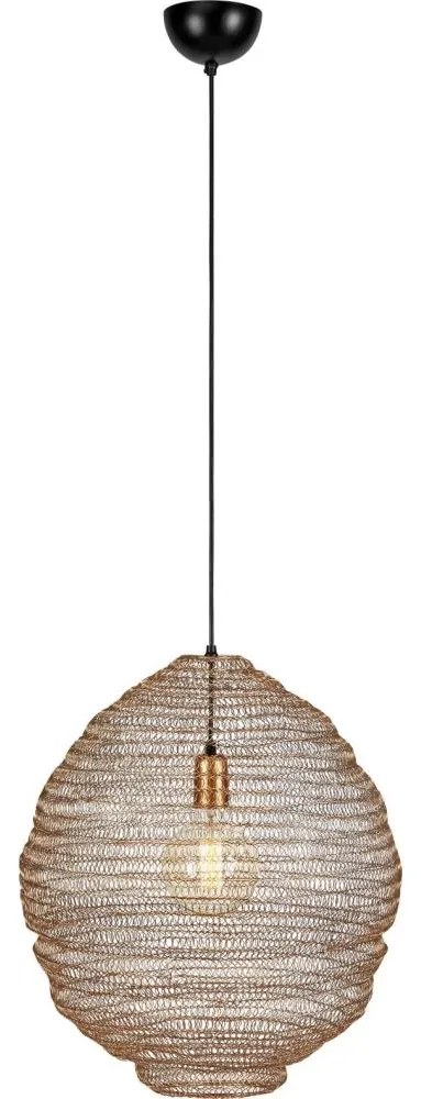 Markslöjd 108773 - Luster na lanku TAZZA 1xE27/40W/230V zlatá