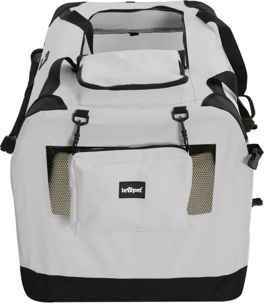 Leopet Prepravný box pre psov XXXL, 102 x 69 x 69 cm, sivý