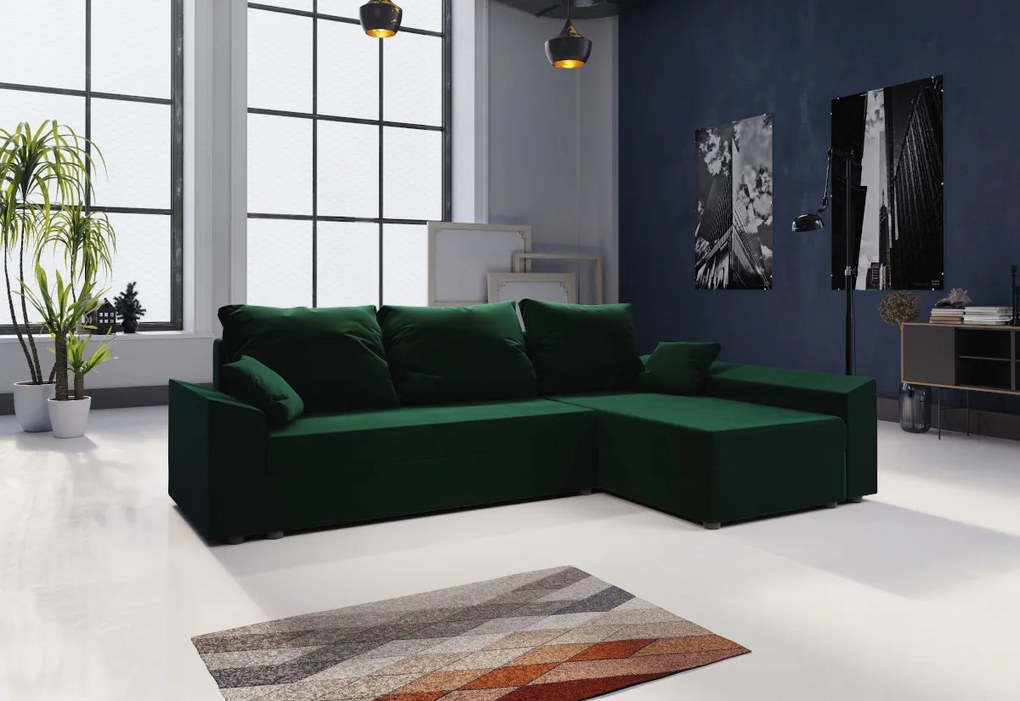 PAMELA rohová rozkladacia sedačka, 248x80x139 itaka 10