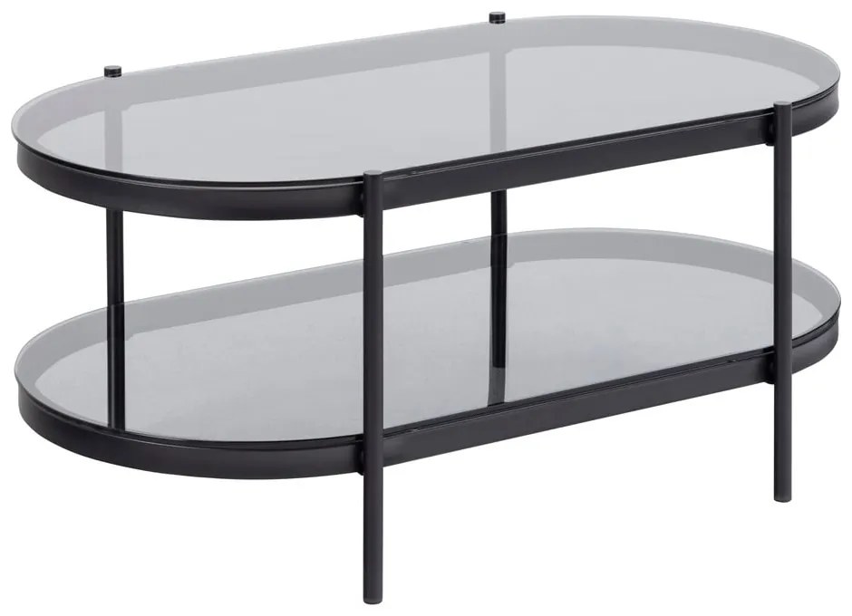 Konferenčný stolík so sklenenou doskou 95x50 cm Bayonne - Actona