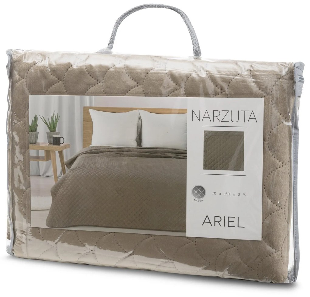 PREHOZ NA POSTEĽ ARIEL 220X240 CM BÉŽOVÝ