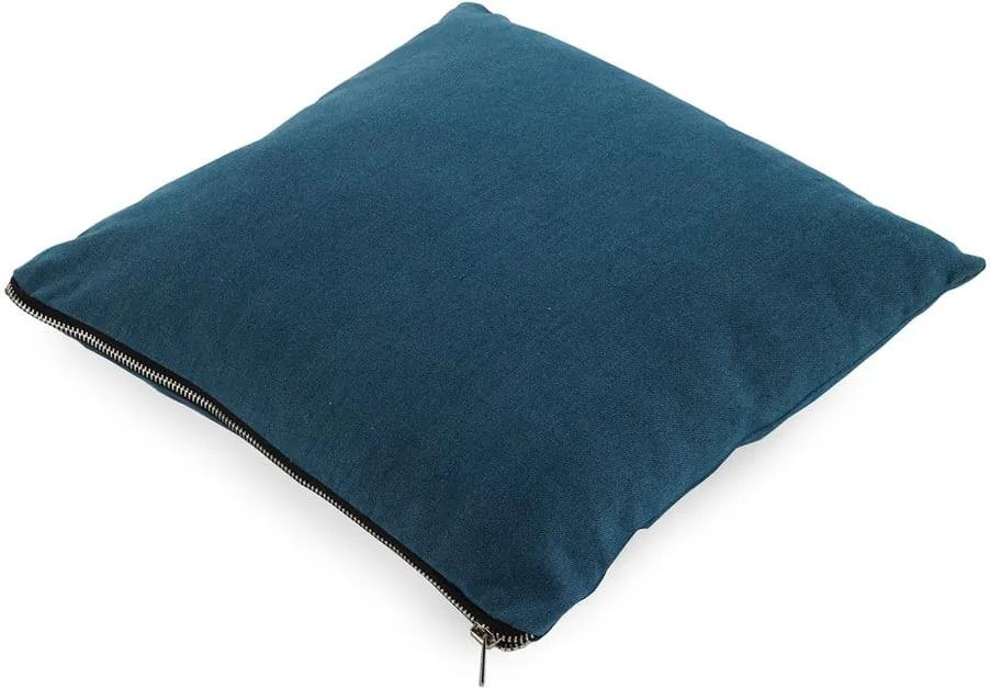 Modrý vankúš Geeso Soft, 45 × 45 cm