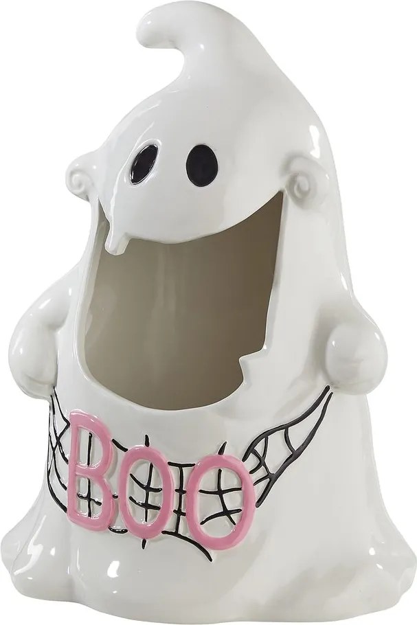 HALLOWEEN Dóza duch 28 cm - biela