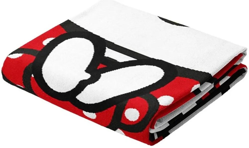 Bavlnená plážová osuška Hello Kitty - motív Malá parádnica - 100% bavlna - 70 x 140 cm