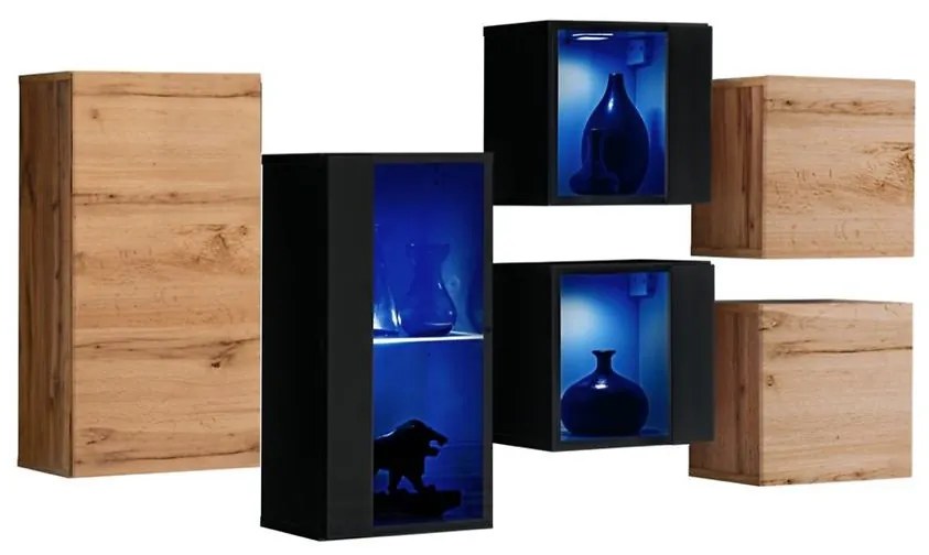 Komoda Switch SB IV čierna/wotan