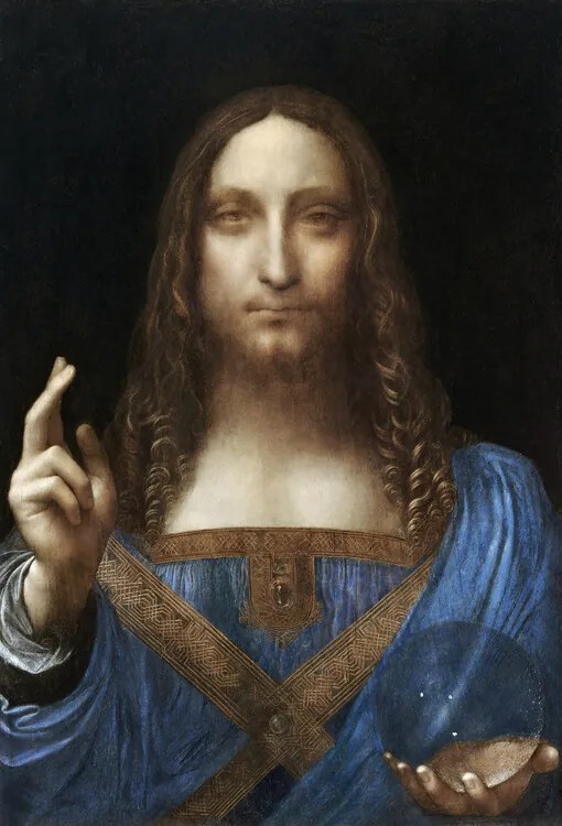 Obrazová reprodukcia Salvator Mundi (1500), Leonardo da Vinci