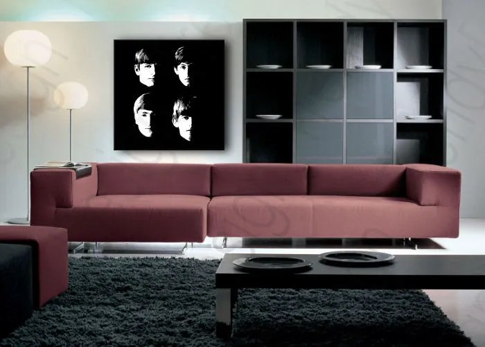 Ručne maľovaný POP Art obraz Beatles | rôzne rozmery