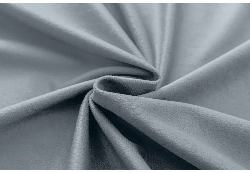 Šedo-modrý zatemňovací závěs VELVET 140x250 cm Zavesenie: Riasiaca páska