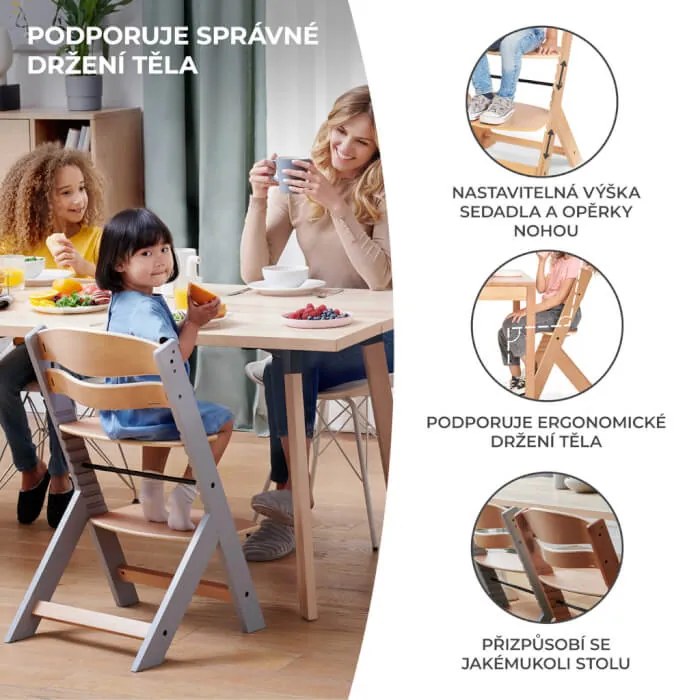 Stolička jedálenská Enock White