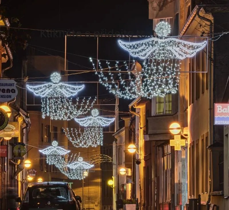 DECOLED Svetelný záves LED, 1x3 m, ľadovo biely, 300 diód, IP67