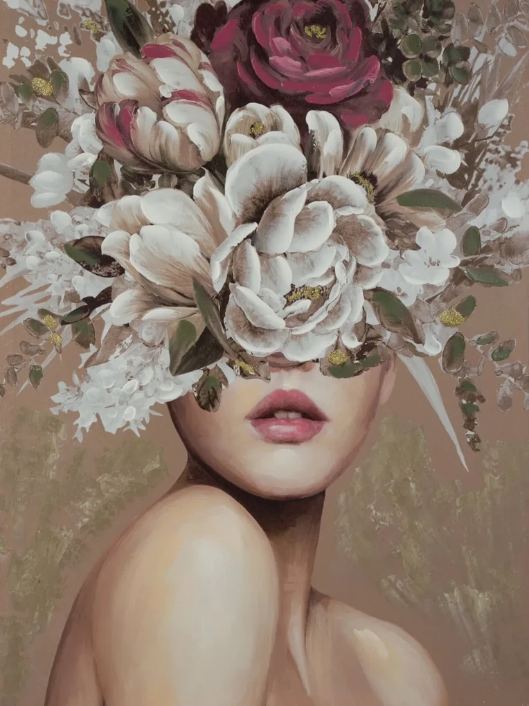 RUČNE MAĽOVANÝ OBRAZ 586B 80X100 CM