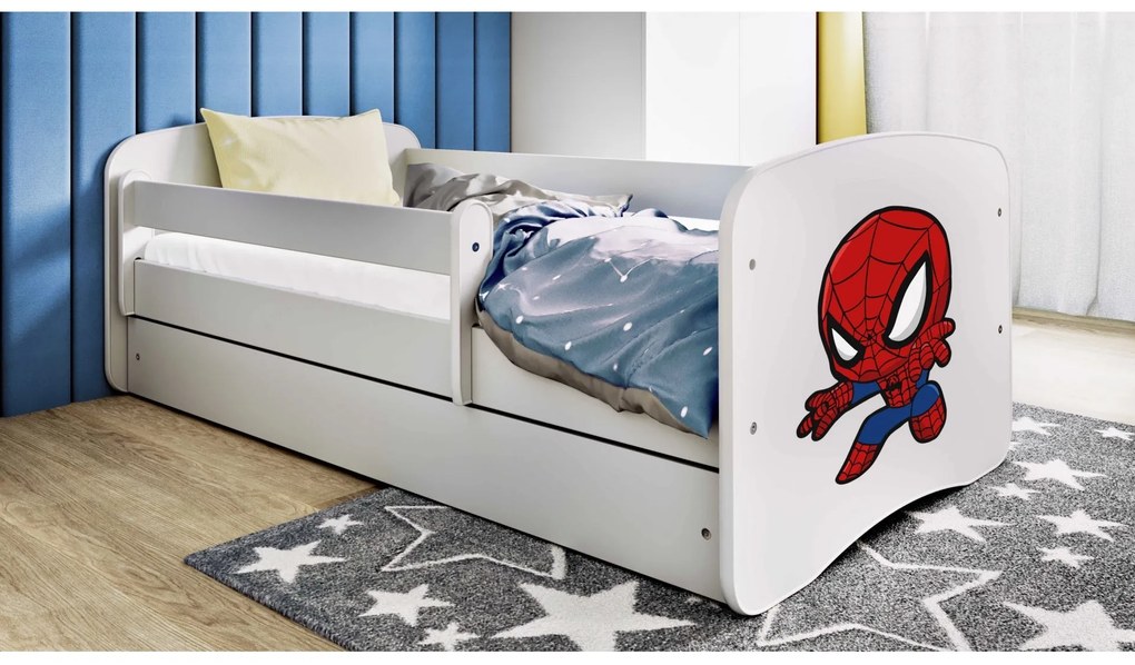 Dětská postel Babydreams Spiderman bílá