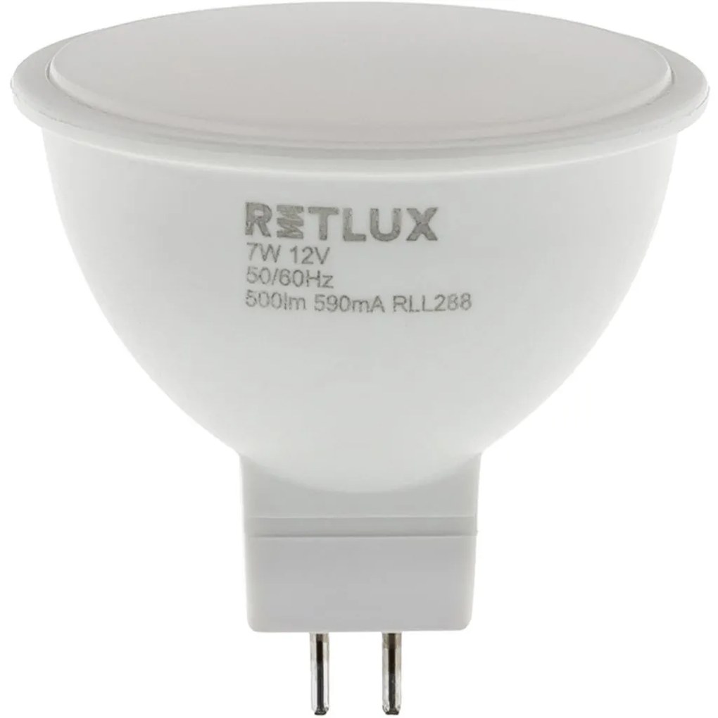 RETLUX RLL 288 GU5.3 LED žiarovka bodová 7W 12V WW