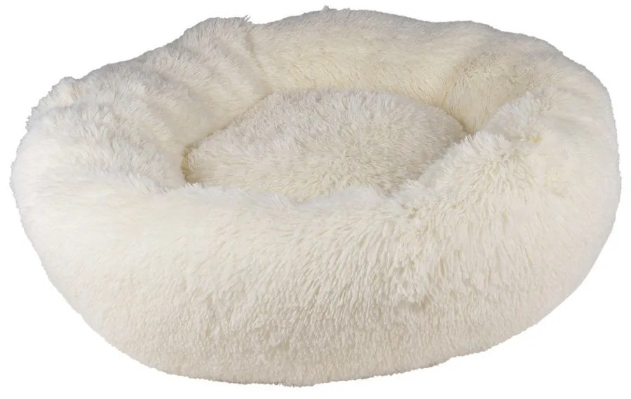 Krémový pelech pre psa ø 75 cm Fluffy – Love Story