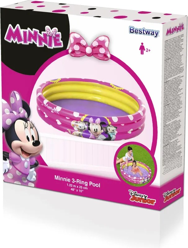 Nafukovací detský bazén Minnie Mouse 122 x 25 cm Bestway 91079