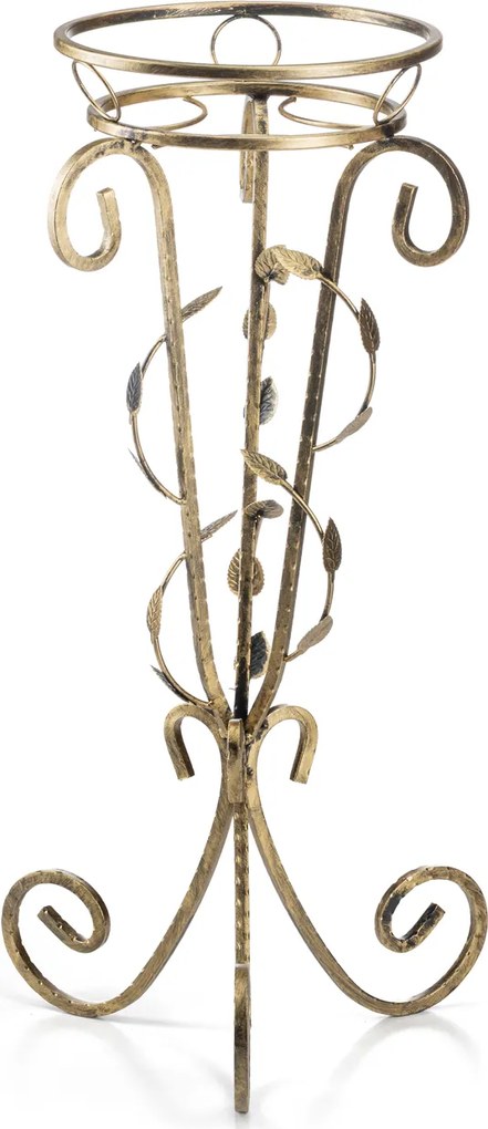 STOJAN NA KVETINÁČ QUINCY 77X35 CM ZLATÁ