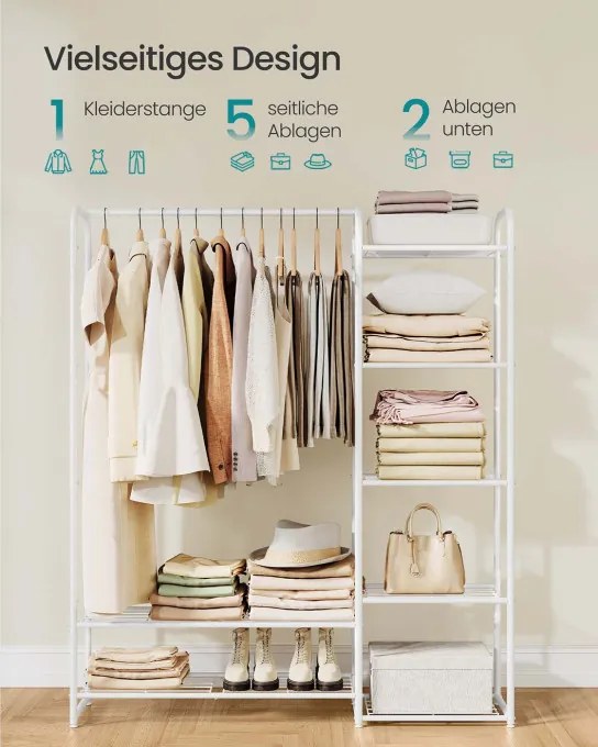 Otvorená šatníková skriňa LGR462W01