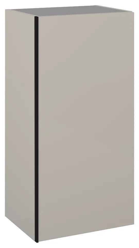 Elita Look, závesná bočná skrinka 40x31,6x80 cm 1D, fuma matná, ELT-168598