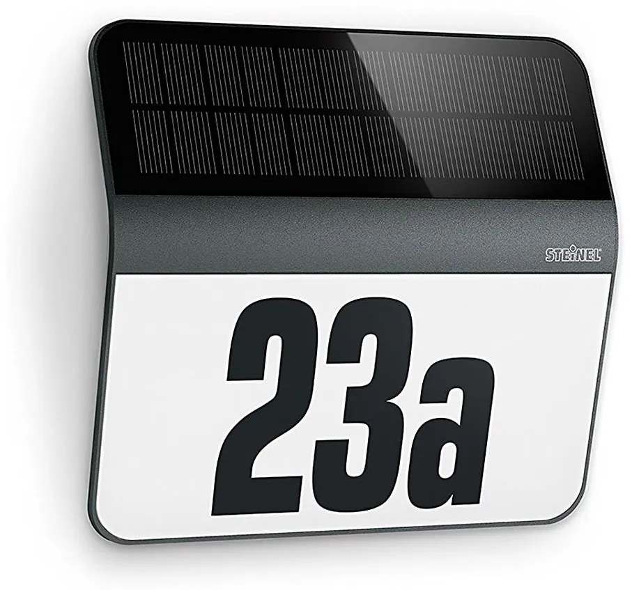 STEINEL 035730 - LED Solárne domové číslo XSolar LH-N LED/0,03W IP44