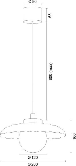 Argon 8947 - Závesné svietidlo na lankách BOLL 1xG9/6W/230V biela