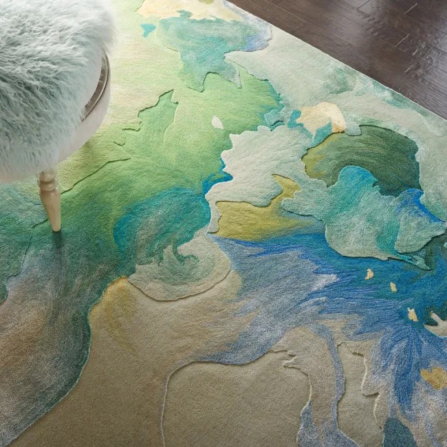 Koberec PRISMATIC 16 SEAFOAM 3D