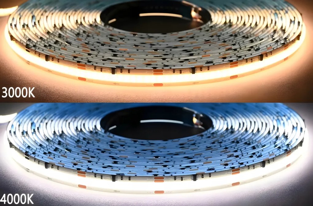LED pásik digitálny COB 24V 5m 65W 4000K 1170lm digitálny efekt tečúcej vody