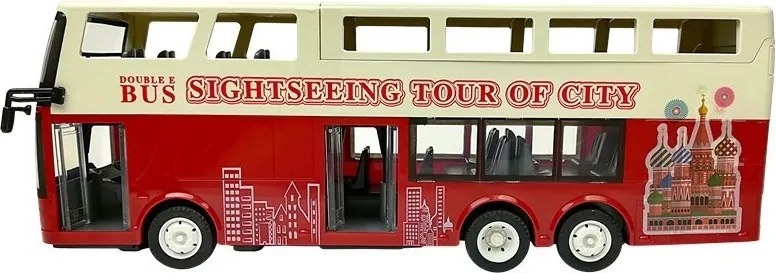 Double E Diaľkovo ovládaný R/C 2.4G podlahový autobus 1:18
