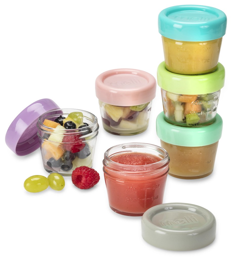 Sklenené dózičky na potraviny 118 ml - 6 ks